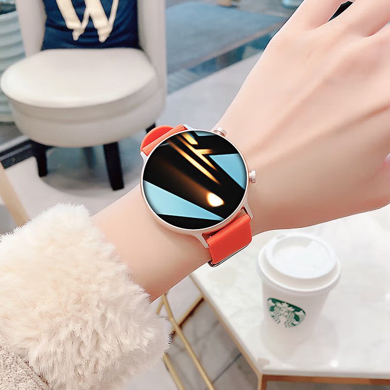 Nowy inteligentny zegarek dla kobiet z Bluetooth, telefonem, wielofunkcyjnym monitorem zdrowia i płatnościami sportowymi_voghion.com