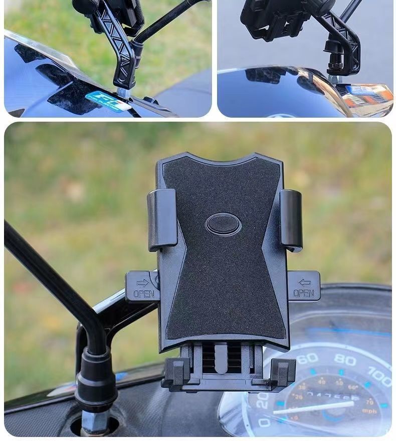 Spezielle Halterung für Fahrer, Navigationshalterung für Elektrofahrräder, Autohalterung für Motorradbatterien, stoßfest zum Fahren_voghion.com