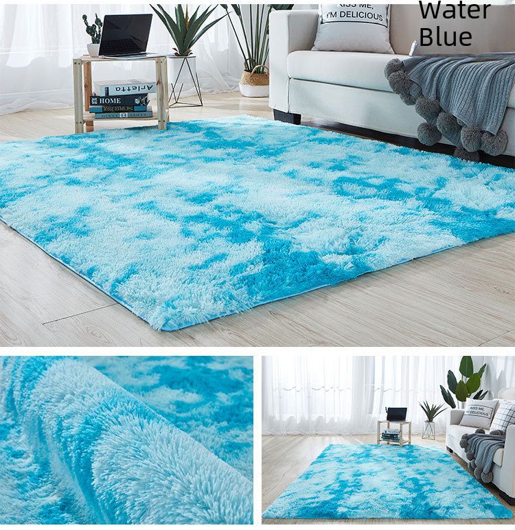 Tappeto per soggiorno e camera da letto in peluche Tie Dye, tappetino per pavimento, bagno, cucina, porta, zerbino, tappetino assorbente per piedi_voghion.com