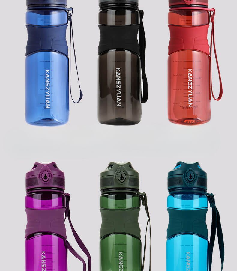 Materiał Kangzhiyuan Tritan Mężczyźni Kobiety, Butelka na wodę do ćwiczeń na świeżym powietrzu, Przenośny kubek nietłukący dla dzieci i młodzieży_voghion.com