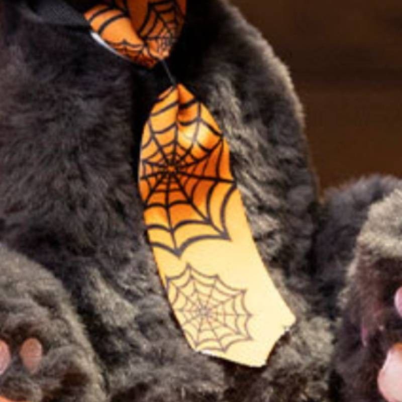 Cat 30cm Black Adorable Plush Toy With Stylish Tie Design Perfect Halloween Gifts For_voghion.com
