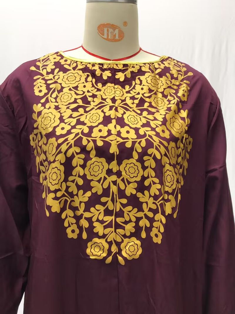 Muslim Abaya Islamic Clothing For Women Dubai Kaftan Robe Dress Turkish Abaya Printed Robes Long Dress Elbise Traditional Cloth_voghion.com