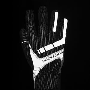 Guanti da ciclismo ROCKBROS con dita intere, caldi e invernali, touchscreen, taglia M-2XL_voghion.com