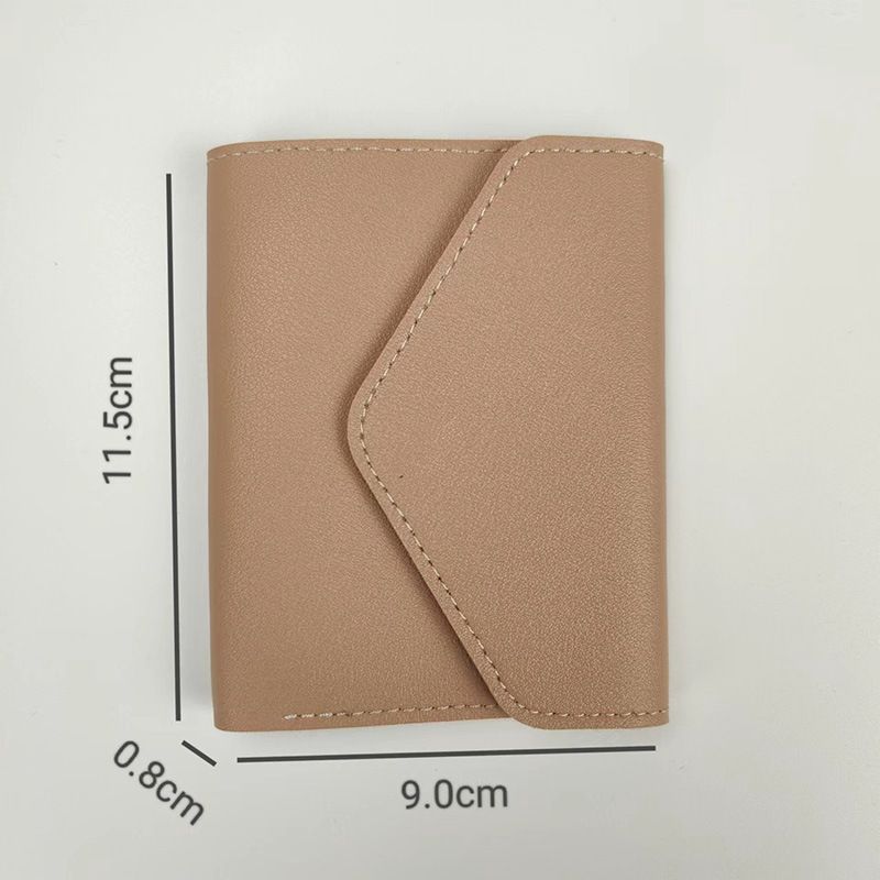 New Women's Wallet Fashion Simple Three-fold Short Wallet Multi-card Multi-function Coin Purse_voghion.com