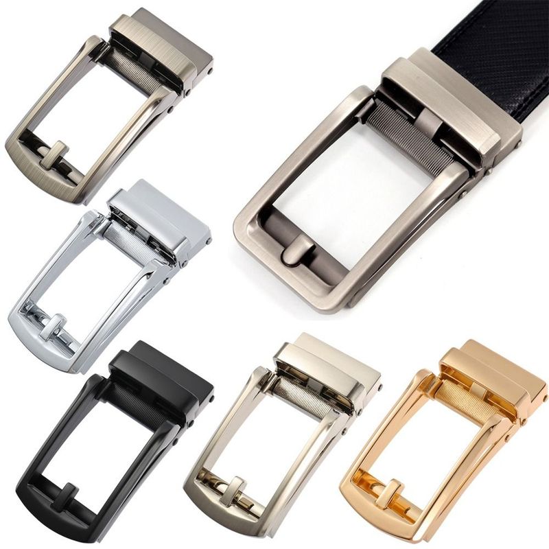 CALDA lega di zinco sostituzione casuale senza fori cricchetto fine barra 32mm fibbia classica cintura testa fibbie automatiche_voghion.com