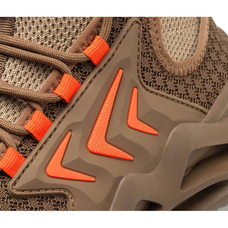 Chaussures de travail légères, résistantes aux chocs et aux perforations, avec embouts en acier et tissu respirant._voghion.com