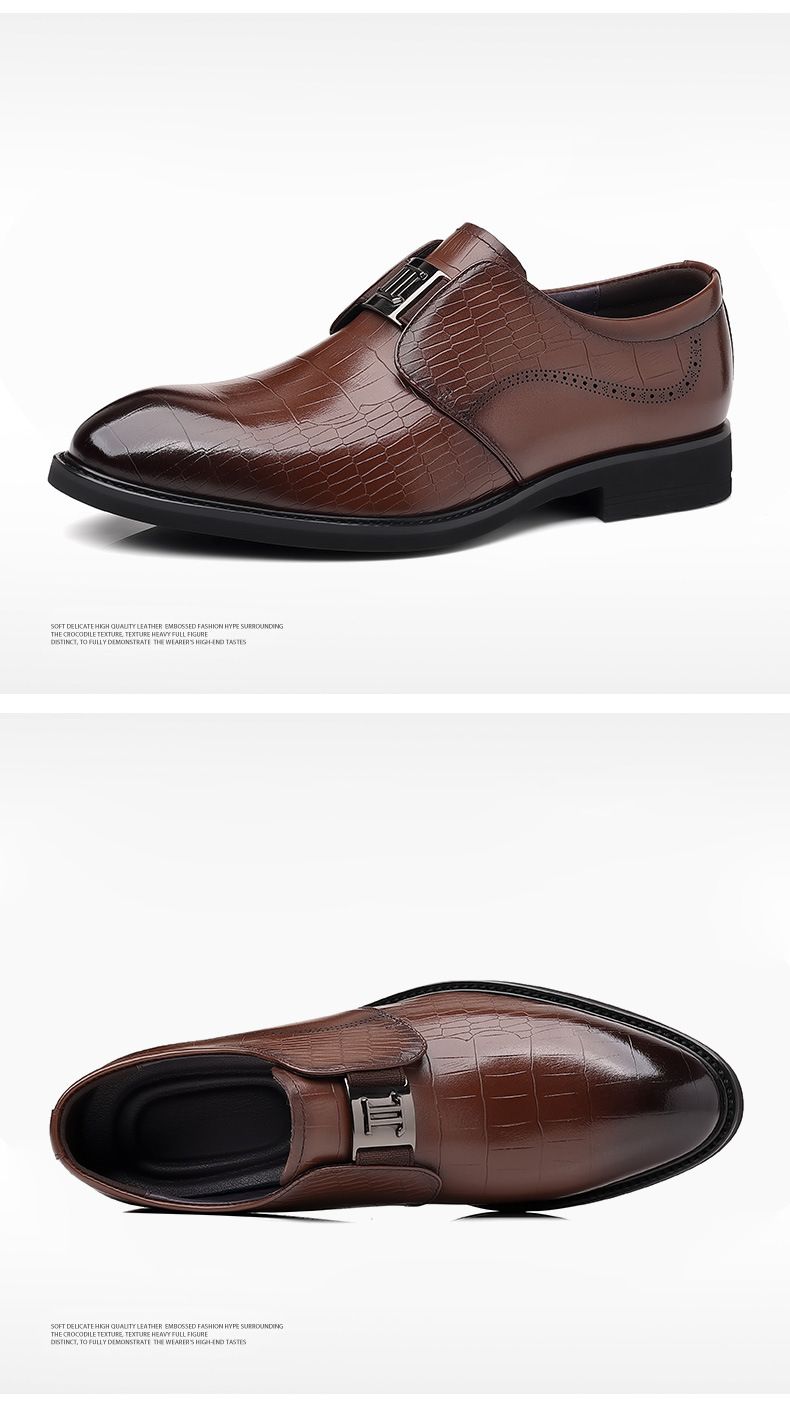 Herren Business-Kleid Schuhe Leder Britische Freizeitschuhe Herren spitze Rindsleder Schuhe Hochzeitsschuhe_voghion.com