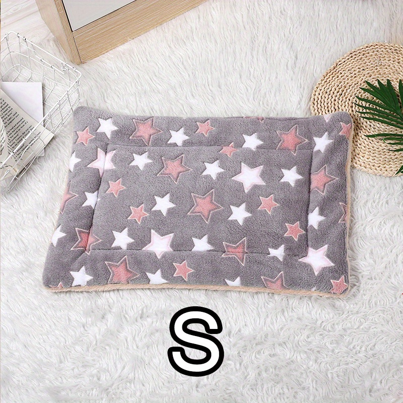 Cat Bed Mat Blanket Thickened Double Layered Plush Pad Dog Blanket Cat Mat Sleeping Pad_voghion.com
