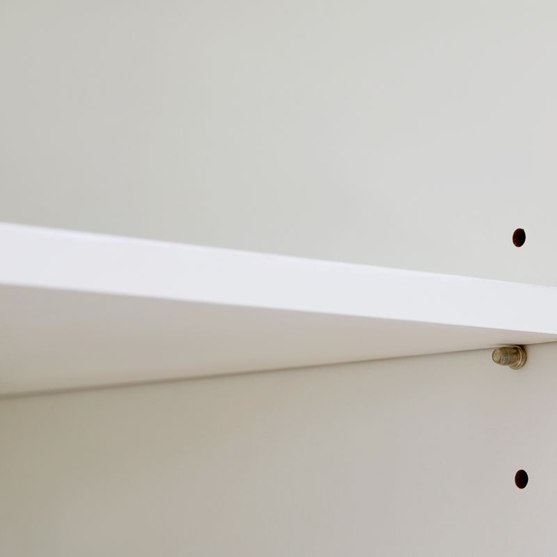 Credenza Weiß 160x80cm Freistehender Holzschrank Für Wohnzimmer_voghion.com