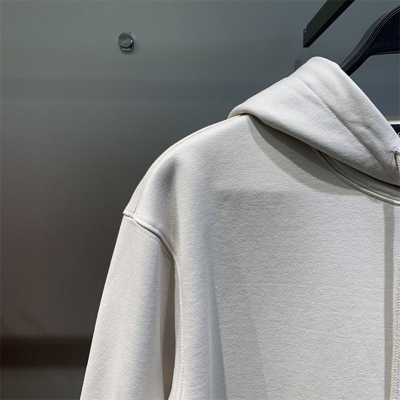 Felpa con cappuccio alla moda coreana con cappuccio color albicocca al latte da uomo Wang Hedi 2024 Primavera Trendy B2CRE1125_voghion.com