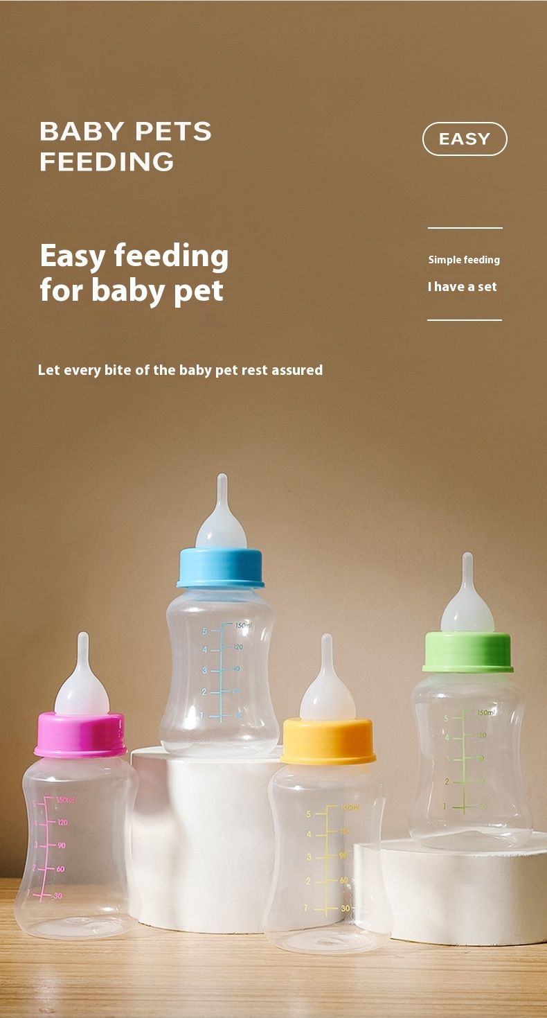 Cat bottle, pet kitten feeder, pacifier, dog, newborn kitten, special bottle products for cats_voghion.com