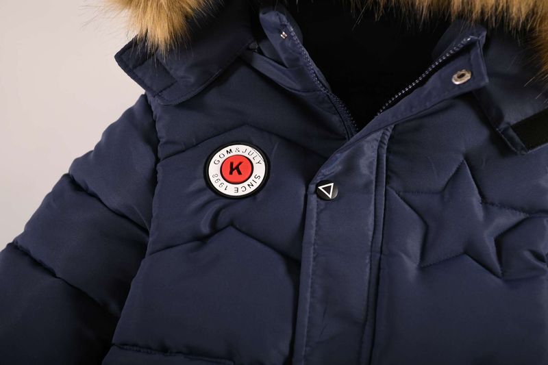 European And American New Winter Boys' Cotton Coats For Children's Middle And Large Children With Hoods, Plush And Thickened Warm Cotton Coats_voghion.com