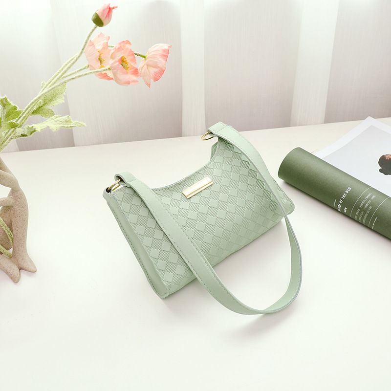 Borsa a tracolla minimalista da donna - Borsa sottile da portare sottobraccio con tracolla staccabile (ufficio e appuntamenti)_voghion.com