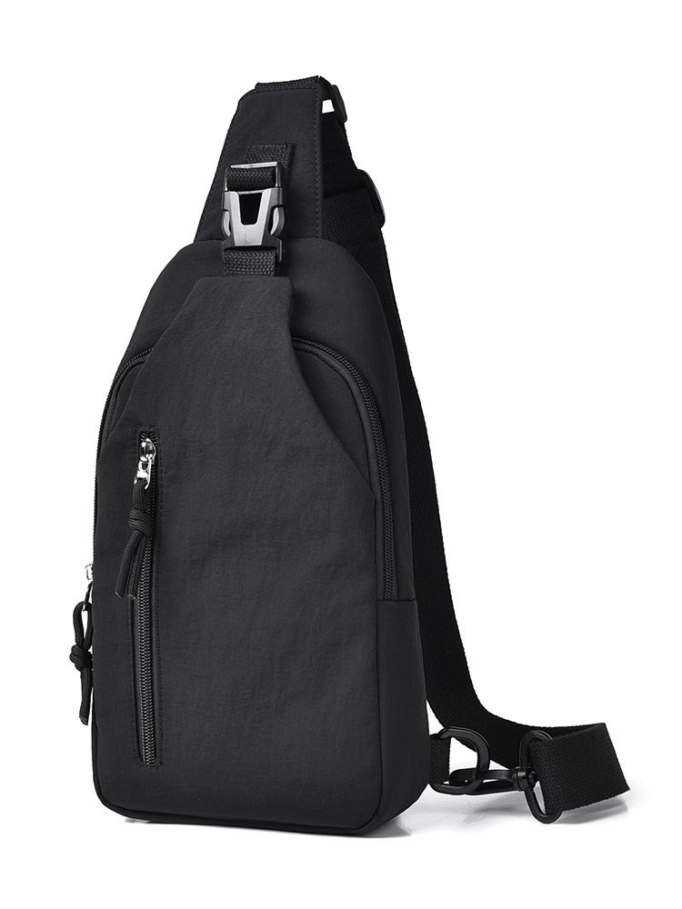 Nuovo zaino compatto frontale da uomo e da donna in nylon casual da viaggio all'aperto con tracolla_voghion.com