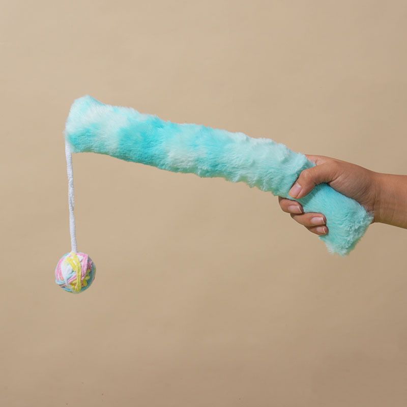 Giocattolo con erba gatta, campanellino, palla, cuscino di peluche interattivo, da masticare, dentizione, intrattenimento autonomo, rompicapo per gatti_voghion.com
