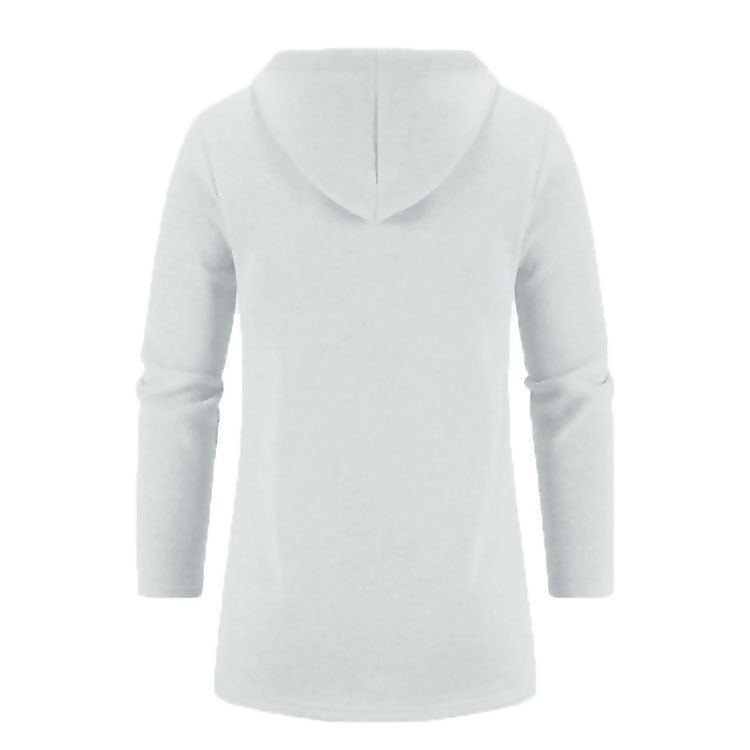 Giacca da uomo con cappuccio, taglia media e lunga, sottile, larga, in felpa, sottile, cardigan lavorato a maglia_voghion.com