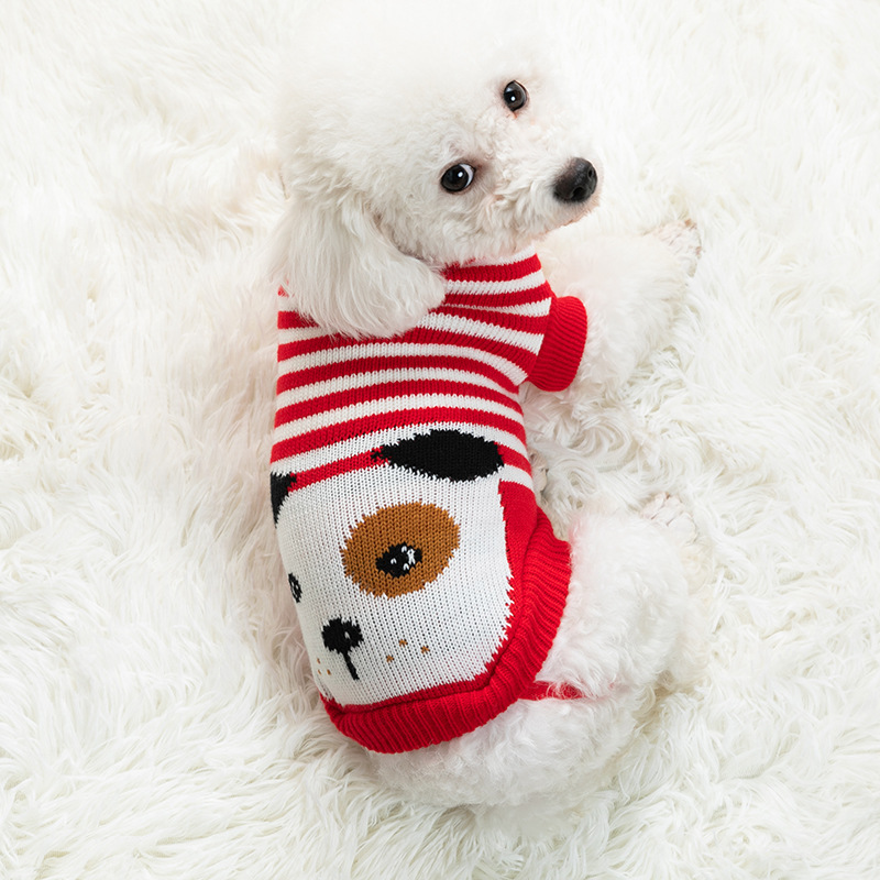 New Pet Autumn Winter Style Cat Dog Clothes Bichon Corgi Knitted Sweater_voghion.com