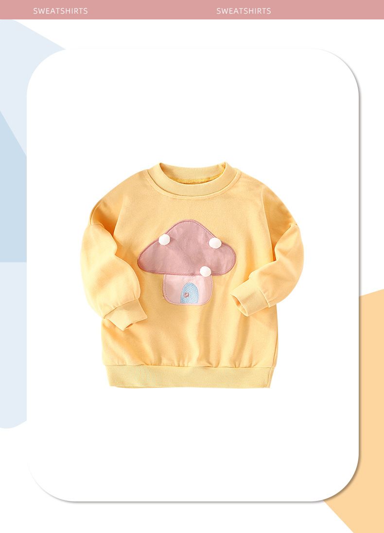 Malwee Children's Sweatshirt Autumn Winter New European And American Style Casual Round Neck Long Sleeve Fashionable_voghion.com