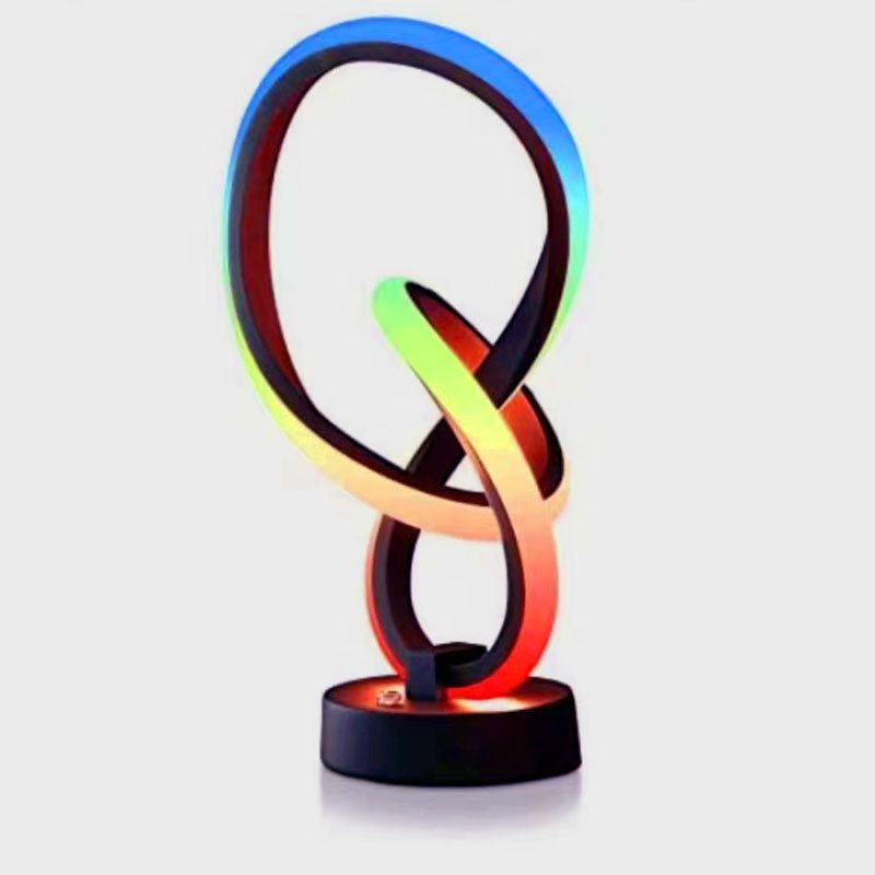 Neu Bunte CCT Kleine Schreibtisch Lampe Romantische Schlafzimmer Bedhead Atmosphäre Esports Zimmer Computer_voghion.com