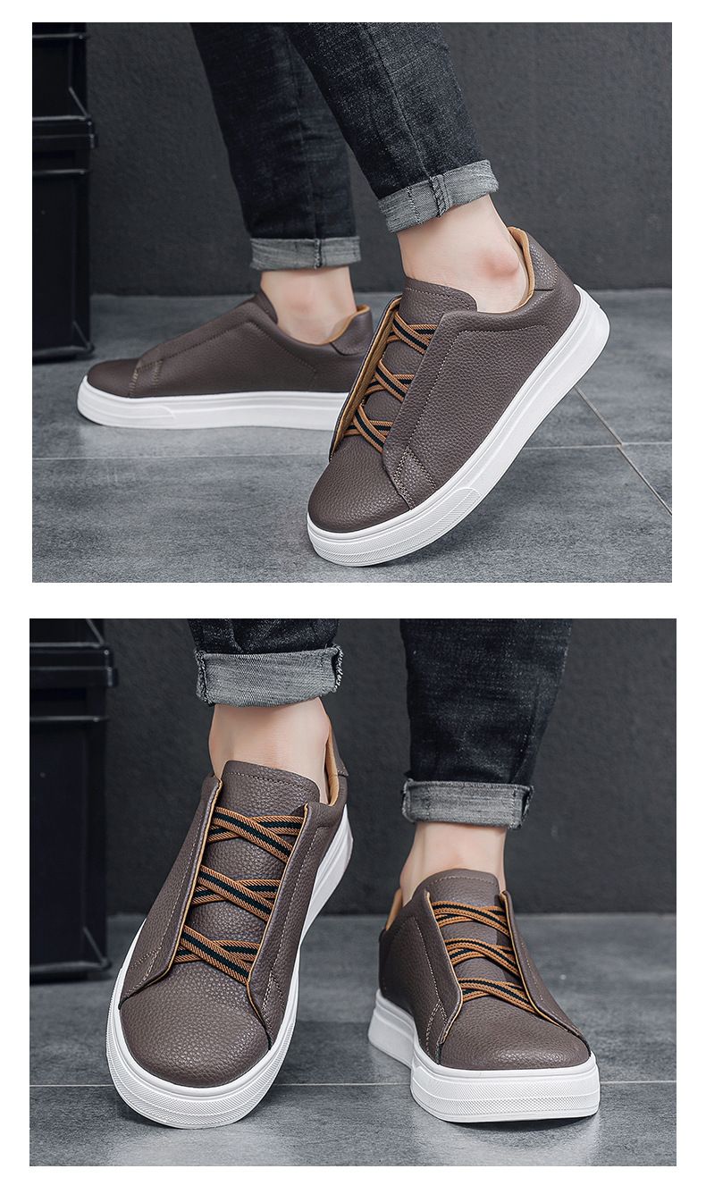 New board shoes men's shoes fashion small white shoes young men's casual shoes_voghion.com