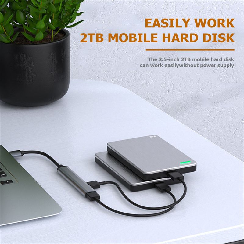 USB C típusú hub 3.0 3.1 4 portos több USB elosztó adapter OTG HUAWEI Xiaomi Lenovo Macbook PC számítógép tartozékokhoz_voghion.com