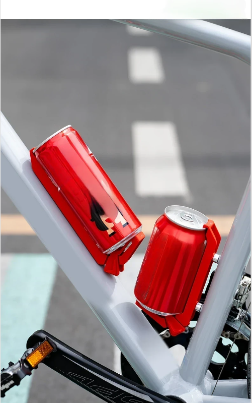 ANTUKE Supporto universale per bicicletta in plastica per lattine per bevande da ciclismo, per mountain bike, con posizionamento fisso e stabile_voghion.com