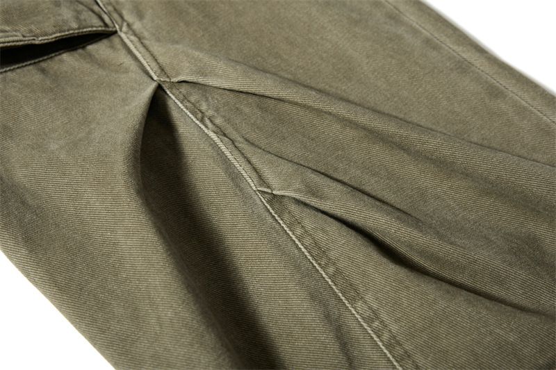 Men's Clothing Retro High Street Functional Style Jeans With Pleats And Multiple Pockets, Niche Design, Unisex Style, Floor Length Overalls_voghion.com