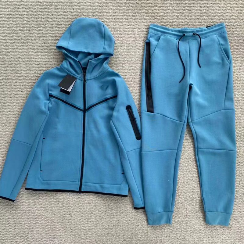 Frühlings- und Herbst-Set aus Kapuzen-Reißverschlusshemd für Herren, neue Sport- und Freizeitkleidung, Jacke und Hose mit kleinem Bein_voghion.com