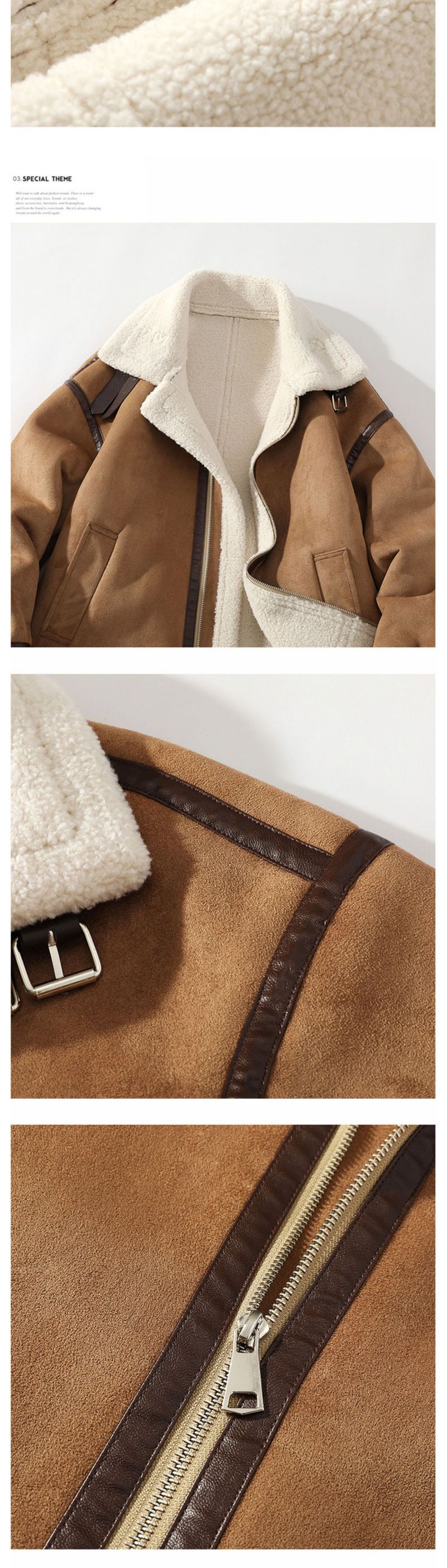 Giacca oversize da uomo in pelliccia sintetica, cappotto invernale pesante con fodera in pile e revers a lancia, colore marrone (taglie dalla M alla 5XL)_voghion.com