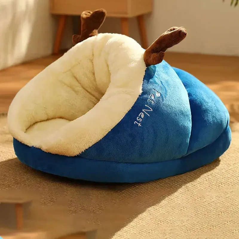 Divano letto morbido per cani, cuccia calda in peluche per cani di piccola e media taglia, nido accogliente per cuccioli, accessori per cani._voghion.com