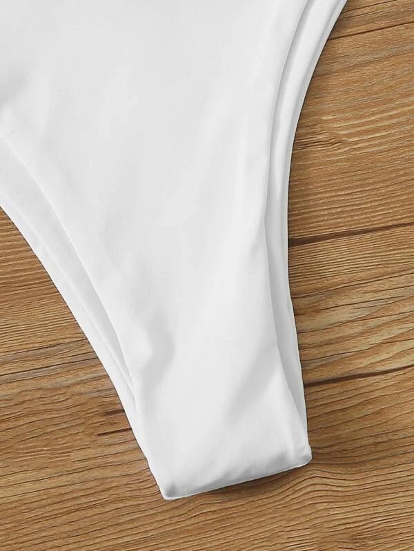 Damenbekleidung neuer heißer Verkauf mehrfarbiger Bikini einfarbig geteilter Badeanzug dreiteiliger Anzug Mode Bikini Badeanzug für Frauen_voghion.com