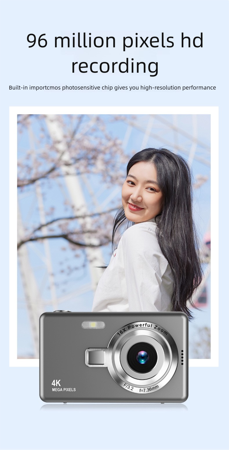 CCD Student Entry-Level HD Dual-Recording Digital For Home Use, Children's Photography, Small Mini Camera_voghion.com