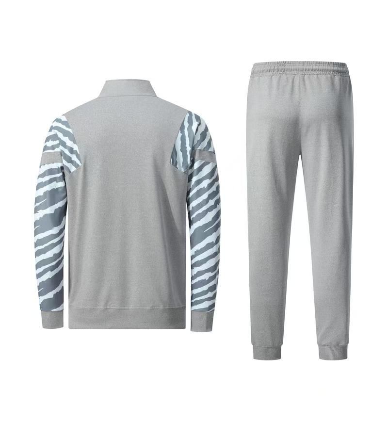 Football uniform men's football long sleeved training jacket set new appearance training jersey jacket long pants_voghion.com