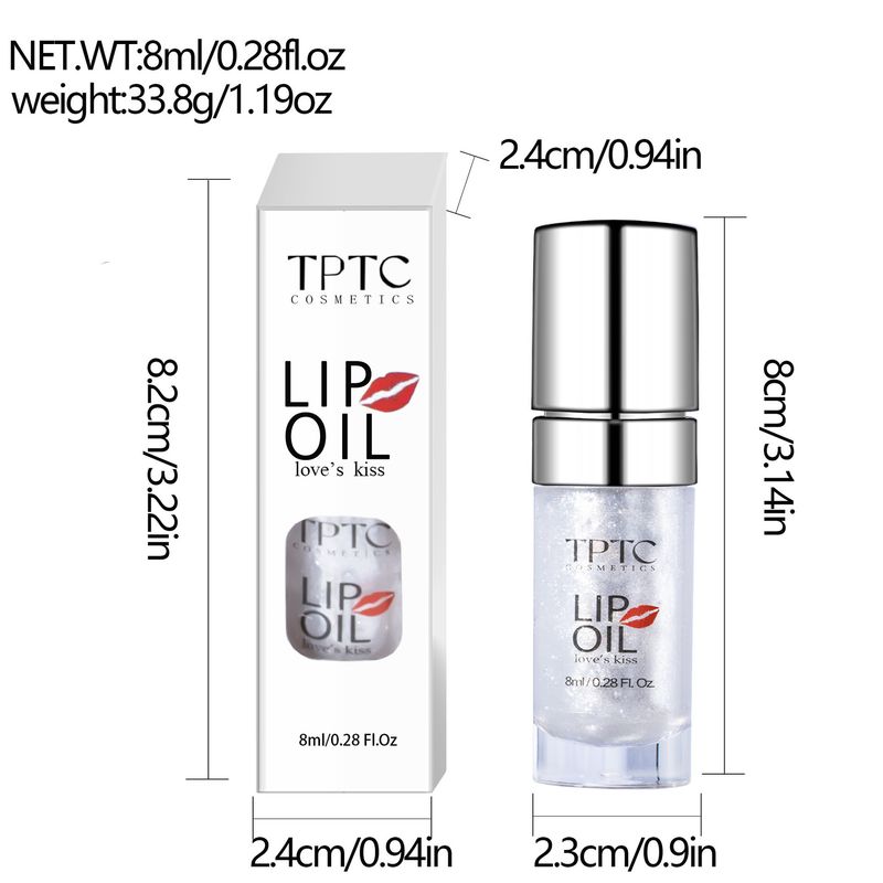 Lucidalabbra TPTC 5 colori labbra volumizzanti labbra smalto idratante balsamo labbra lucidalabbra in vetro tazza antiaderente rossetto lucidalabbra_voghion.com