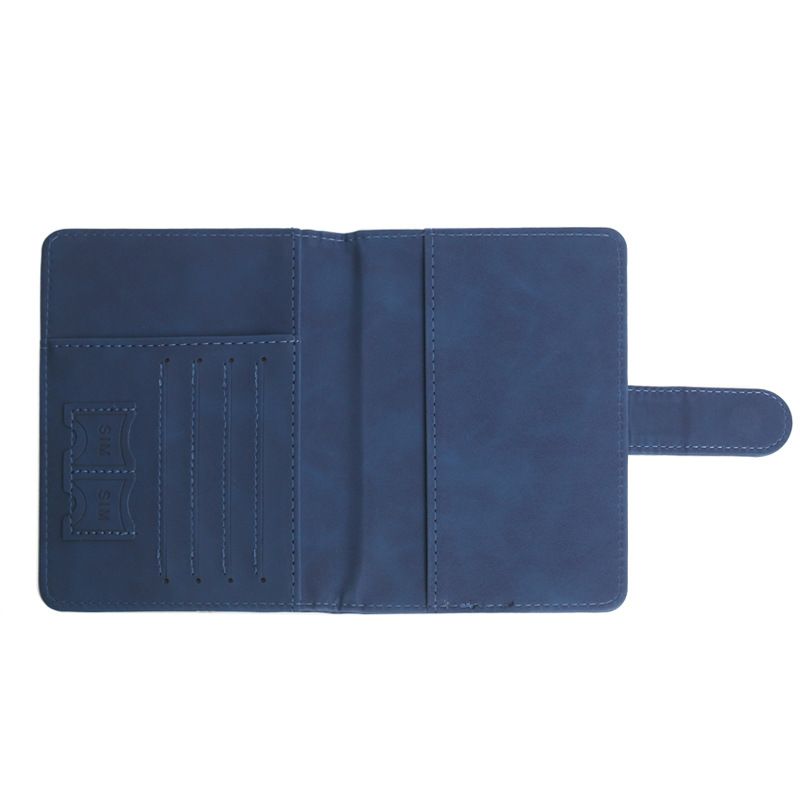 PU Spot Passport Bag, Multi-function ID Bag, Storage Bag, Passport Holder, Anti-theft Brush, Passport Holder._voghion.com