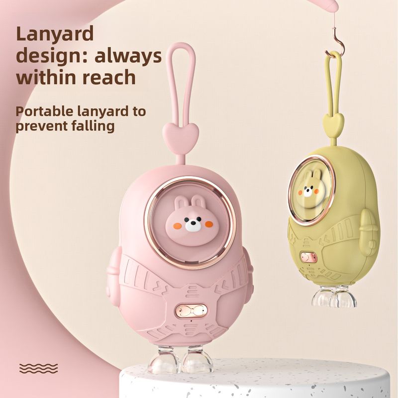 New Cartoon Pet Mini Compact Portable Cute Girl Handheld USB Rechargeable Hand Warmer Gift Durability Upgrade_voghion.com