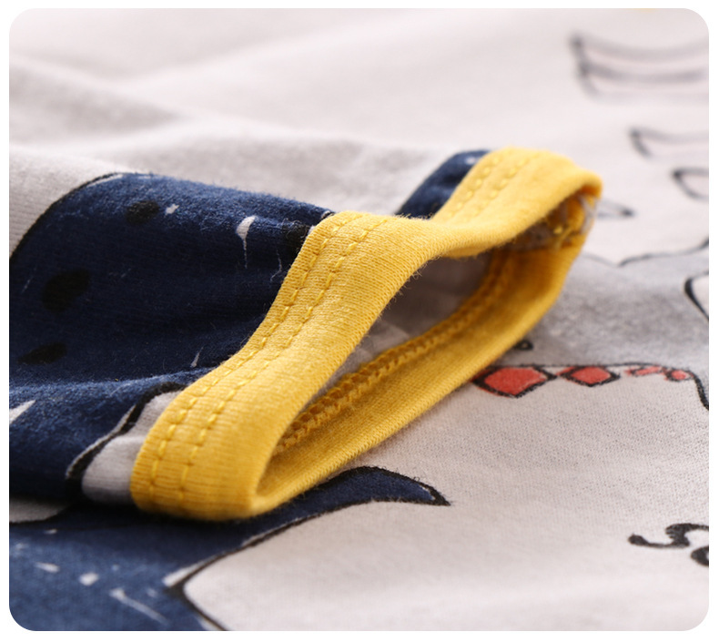Pijamas para niños Ropa para el hogar Clase A Algodón puro Primavera Bebé Long Johns Conjunto de ropa interior para niños_voghion.com