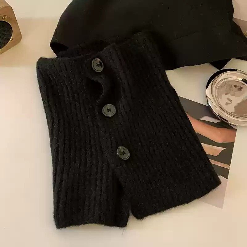 Nuova sciarpa calda e versatile autunno/inverno 2025, sciarpa lavorata a maglia in tinta unita_voghion.com