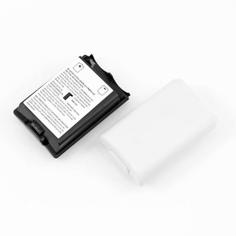 2 unidades de bateria AA de plástico protetor de capa traseira rígida para controle de Xbox 360_voghion.com
