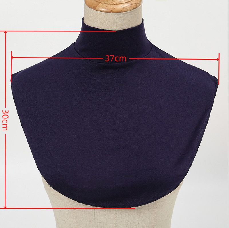 Nuova camicia con colletto in modal e tinta unita per le donne di Yiwu_voghion.com