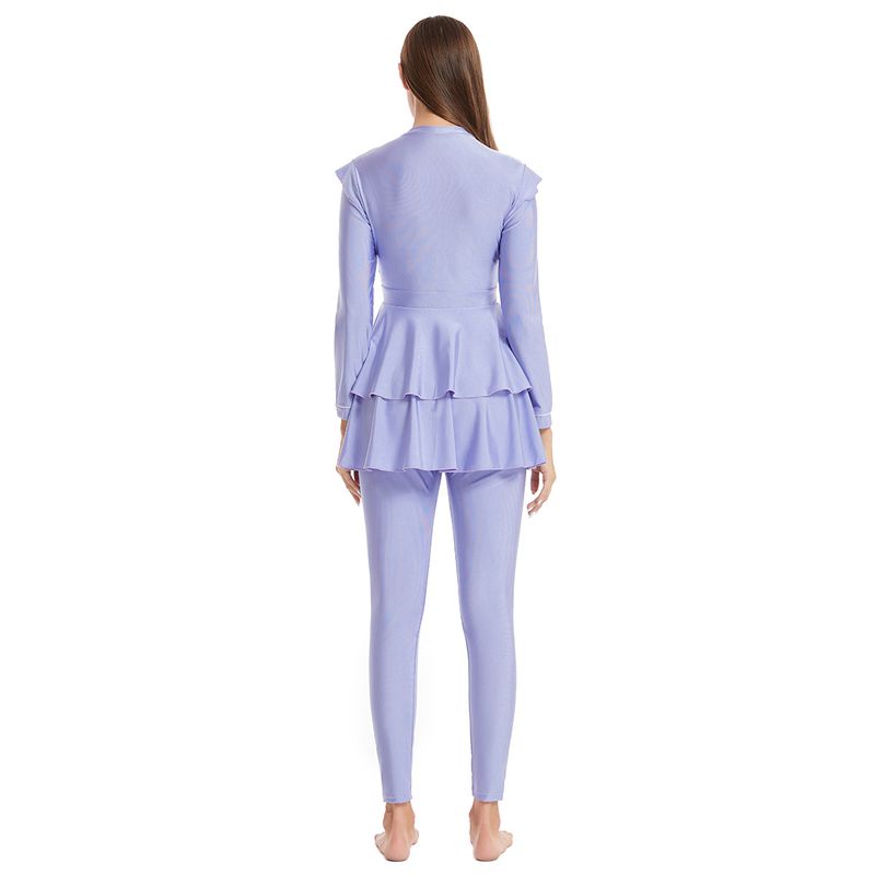 Muslim Swimwear Swimsuit Conservative Swimsuit Dress-style Sunscreen Hot Spring_voghion.com