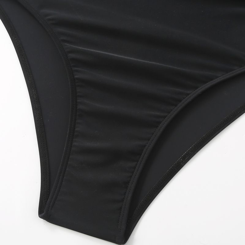 Maillot de bain une pièce sexy à col en V profond et dos nu_voghion.com