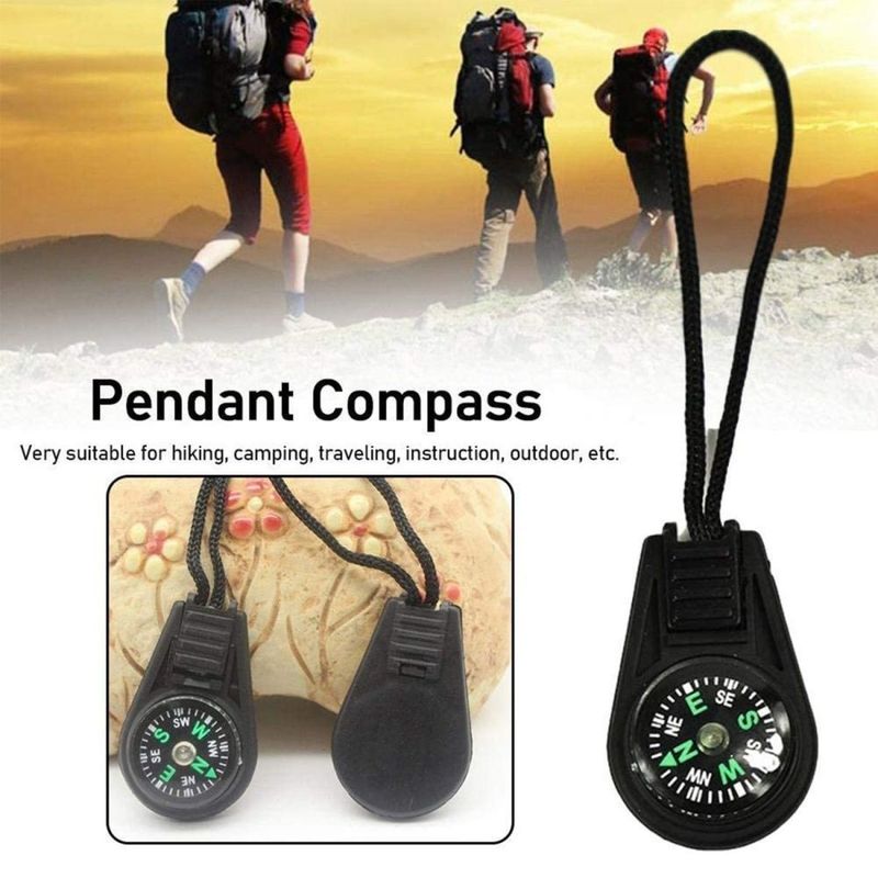 Mochila portátil cordão multifuncional bússola de orientação ao ar livre chaveiro equipamento de montanhismo_voghion.com