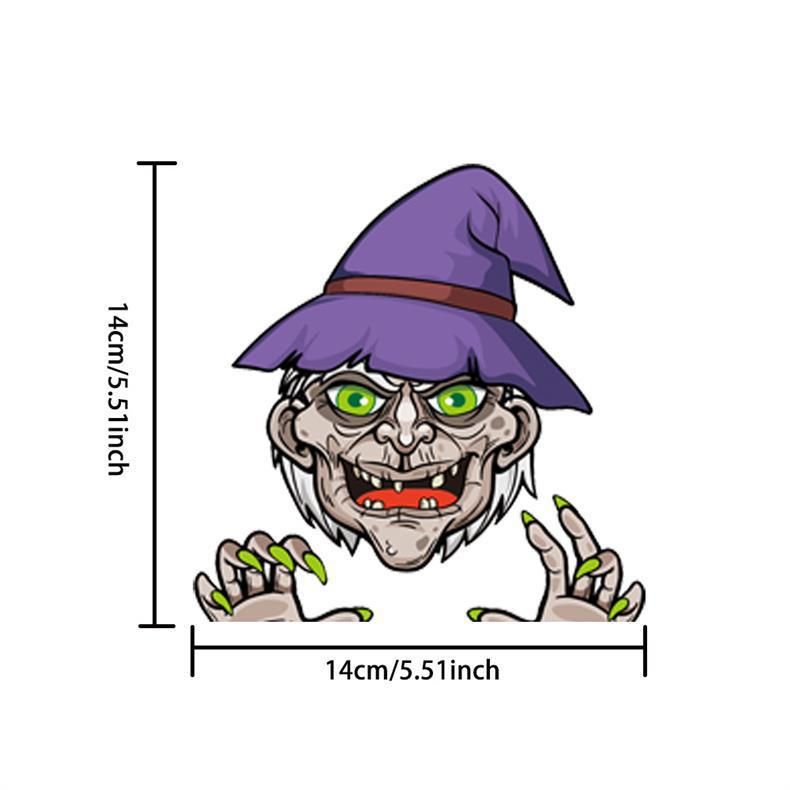 car body Halloween stickers ghost witch car personality creative decoration car stickers motorcycle stickers_voghion.com