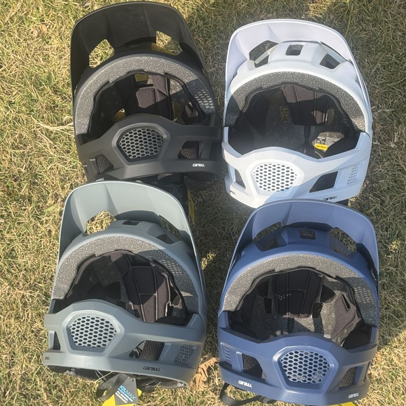 Casque intégral de vélo de montagne à menton amovible, ultra-léger, pour descente, cross-country, route forestière, tout-terrain, queue souple_voghion.com