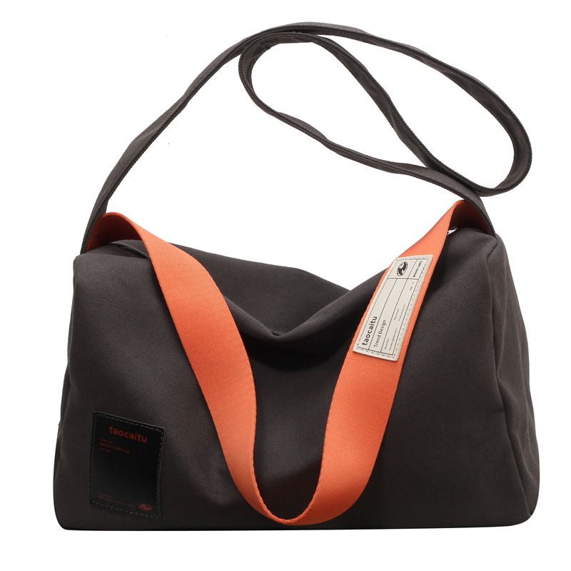 Borsa a tracolla in tela semplice e di grande capacità, nuova 2025, per studenti e donne_voghion.com