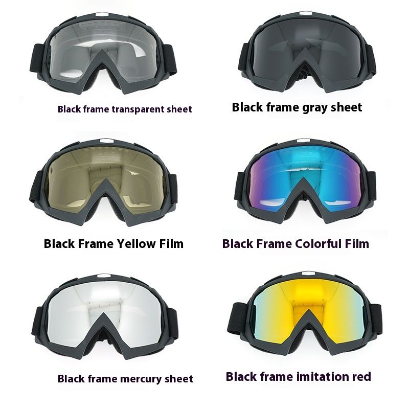 Utomhussporter, cykel, skidåkning, motorcykelglasögon, utan ansiktsmask, vindtäta dammtäta, terrängcykel KTM-glasögon_voghion.com
