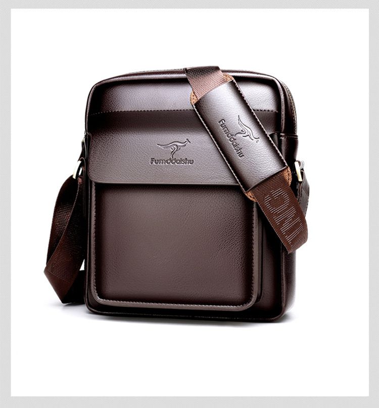 Merk Hoge Kwaliteit Casual Mannen Verticale Zakelijke Lederen Schoudertas Mode Man Crossbody Messenger Bag_voghion.com