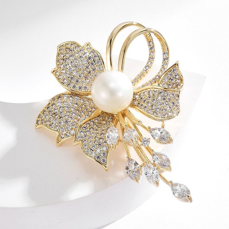 High-End-Perlenbrosche Damen High-End-Sinn High-End-Anzug Mantel Corsage Kleidung Pin Schmuck_voghion.com