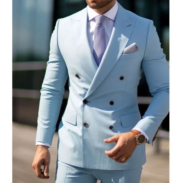 Abito da uomo, abito da uomo, abito due pezzi, slim fit, abito da sposo, abito casual_voghion.com